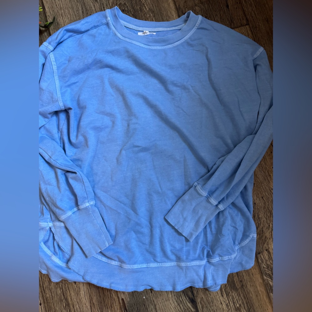 Maurices Sky Blue Knit Top